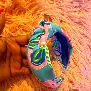 Lilly Pulitzer inspired headband- comfortable, real Lilly fabrics.